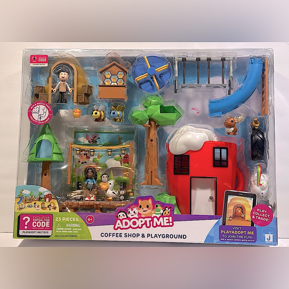 Adopt Me! - Coffee Shop & Playground Playset